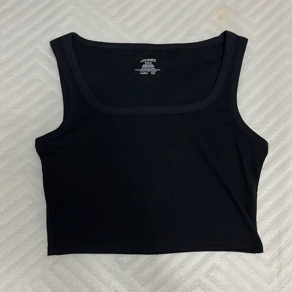 NWOT Size Medium | Women’s Black Jockey Crop Top